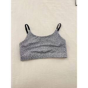 ALLFENIX Animal Print Sports Bra Unpadded